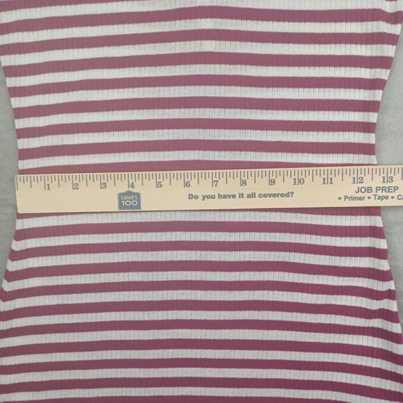 Vintage Y2K Rue21 Lace Trim Tank Top Lot Women XL Black Pink Ribbed Elena Bella - Picture 12 of 14